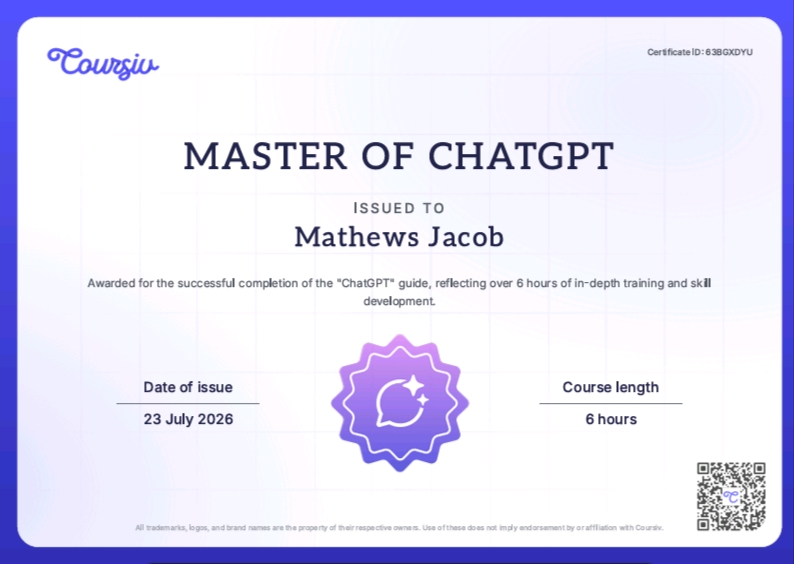 ChatGPT Certification